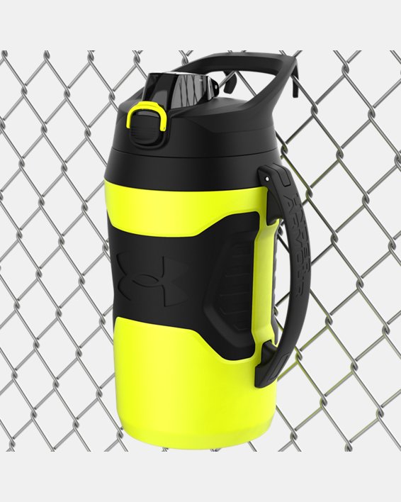 UA Playmaker Jug 64 oz. Water Bottle, Yellow, pdpMainDesktop image number 7